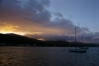 Sunset while moored at Craighouse, Jura. � Chris Thorpe.